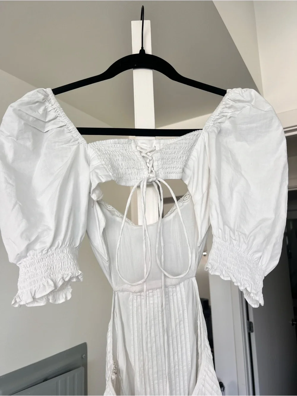 SOLD For Love & Lemons Arya Mini Dress White Size XS - Picture 6 of 12